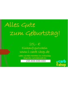 Geschenkgutschein: 25 €