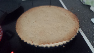 Tortenboden glutenfrei und kohlenhydratarm mit Flohsamenschalenmehl.